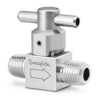 Válvula macho para instrumentação com operação por 1/4 de volta Série P4T em aço inoxidável 316 conforme Norma A479. Pressão de Trabalho de 3000 psig (206 bar), Temperatura de Trabalho -23 a 204 °C com Vedações em Fluorcarbono FKM revestido em PTFE.