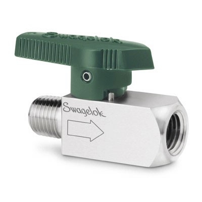 Válvula Macho para Instrumentação em Aço Inoxidável Série P4T, Operação com 1/4 de Volta, Cv = 1,0, Extremidades: Rosca NPT Macho de 1/4? X Rosca NPT Femea de 1/4? (vide MS-01-59)