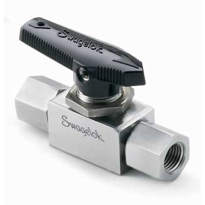Válvula de Esfera em Aço Inoxidável Série SK para Uso Geral, Extremidades: Rosca NPT Femea de 1/4" (vide MS-02-345)