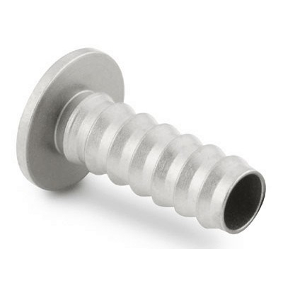 Inserto em Aço Inoxidável para Tubo de Plástico Macio com 3/16° ID (DI) e 5/16" OD (DE) (vide MS-01-140)