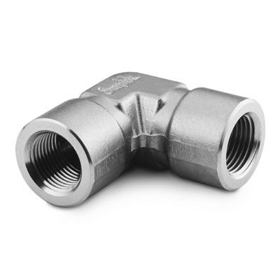 316 Stainless Steel Pipe Fitting, Elbow, 3/8 in. Female ISO Tapered Thread