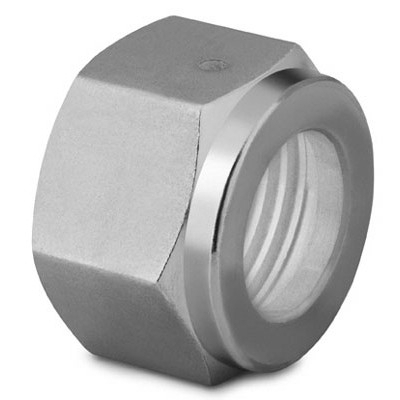 316 SS Female Nut for 1/2 in. VCO O-Ring Face Seal Fitting, SC-11 Cleaned