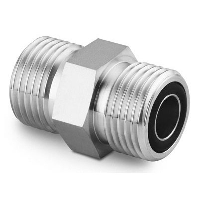 União para Conexão VCO com Vedação Facial através de O-Ring, em Aço Inoxidável, Extremidades: VCO de 1/2? (vide MS-01-28)