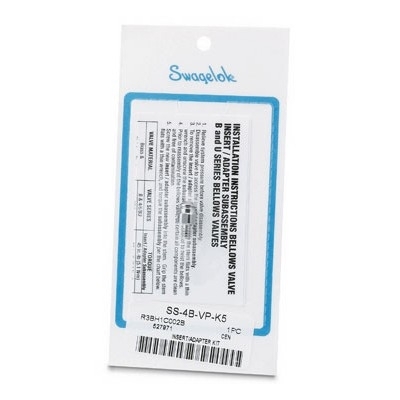 Kit de Adaptador/Ponta da Haste em Poliimida para Válvula com Vedação por Fole Séries 6BG, 8BG, 6UG e 8UG (vide MS-01-22)