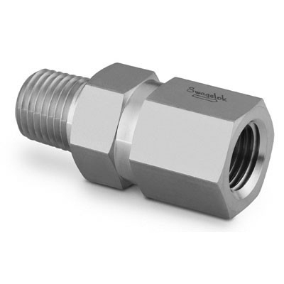 Válvula de Retenção  em aço inox,extremidades: 1/2" rosca NPT MachoX 1/2"rosca NPT Femea