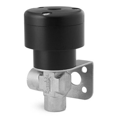 Válvula Tipo Toggle em Aço Inoxidável Série 1G, em Ângulo, Extremidades: Rosca NPT Femea de 1/8", Atuador NO (vide MS-01-54)