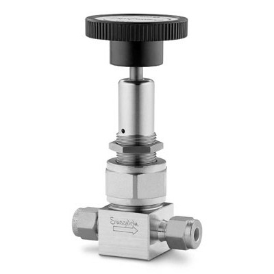 Válvula com Vedação por Fole em Aço Inoxidável 316L Série BN para Alta Pureza, Extremidades: Conexão Swagelok (Dupla Anilha) para Tubo de 1/4? OD (DE) (vide MS-01-94)