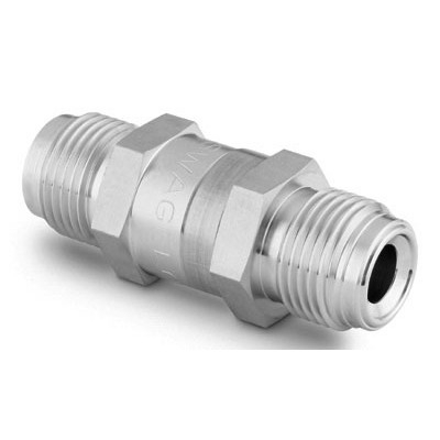 Válvula de Retenção Tipo Poppet em Aço Inoxidável Série C, Pressões de até 3500 psig (241 bar), Pressão de Abertura Fixa em 1 psig (0,07 bar), Extremidades: Conexão VCR de 1/2? (vide MS-01-176)