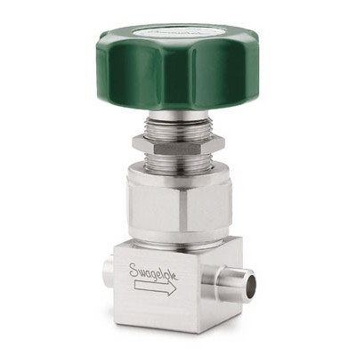 Válvula Diafragma em Aço Inoxidável 316L VAR Séries DL e DS para Alta Pressão e Alta Pureza, Manopla Redonda, Conexões, Extremidades: Conexão para Solda Tipo Encaixe para Tubing (TSW) de 1/4? OD (DE) e Conexão para Solda de Topo para Tubing (TBW) de3