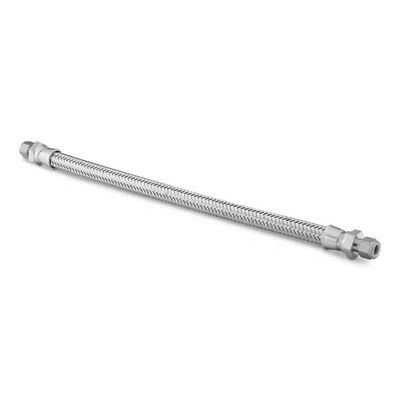 Mangueira de Núcleo Corrugado em 316L, Malha Inoxidável, Malha em Aço Inoxidável 316L, 500 a 3100 psig (34,4 a 213 bar)