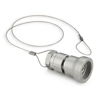 Protetor em Aço Inoxidável 316 para Espiga de Engate Rápido para Instrumentação Série QC4, Limpeza e Embalagem SC-10 da Swagelok.