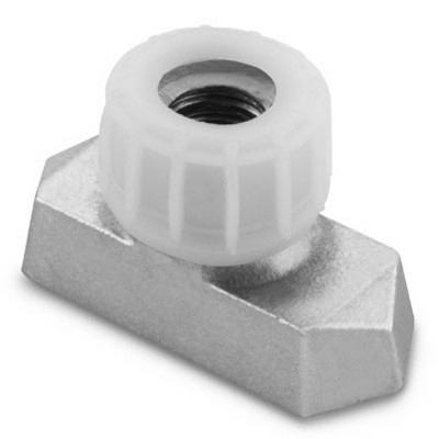 Porca para Trilho em Aço Inoxidável CF8M, Medidas em Polegadas. Limpeza e Embalagem SC-10 da Swagelok.