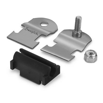 Suporte com Coxins em Aço Inoxidável para Tubos de 1/4" (vide MS-01-109)