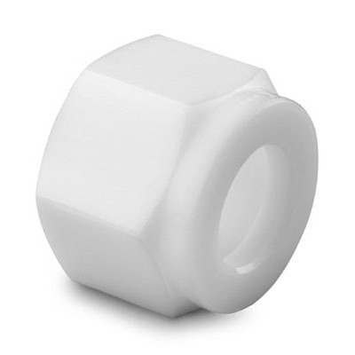 Porca em PTFE para Conexão Swagelok (Dupla Anilha) para Tubo de 1/16" OD (DE) (vide MS-01-140)