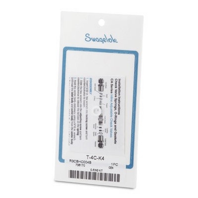 Kit de Vedação em PTFE para Válvula de Retenção Tipo Poppet, Séries 2C, 4C, CA e 4CPA - Tamanho Padronizado 009 (vide MS-01-176)